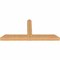 Ekena Millwork Portland Timber Gable Bracket, Western Red Cedar, 72"W x 33"H x 5 1/2"D x 5 1/2"F, 11/12 Pitch GBW072X33X0606POR00SWR - alternate 4